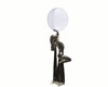 Woman Lamp silver