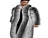 Silver Fur Coat
