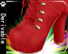 Red,boots cool