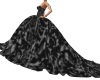 black & grey ball gown