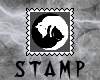 Yin Yang Cats Stamp