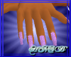 {BB}Long  lavender nails