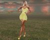 Coctail Yellow2 Dress