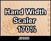 Hand Width Scaler 170%