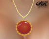 Diann Tangerine Necklace