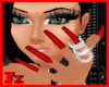 [Fx] Long Nails (RED)