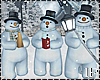 Christmas Snowman x3