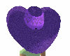 (e) purple wedding hat