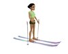 animated skis