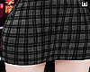 w. Korean Plaid Skirt