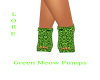 Green Meow Pumps