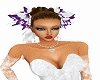 Purple Bridal Brunette