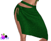 green wrap skirt RL