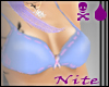 -NS- Blue and Pink Bra