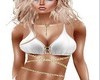white chained  bra top