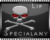 [Lany] Skull Lip Chain