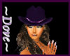 PurpleVelvet Cowgirl Hat