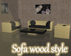 Sofa wood style