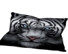 White tiger pillow