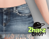 ZH! Denim Skirt - Blue