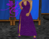 (AG) Purple Sparkle Gown