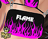 -AY- Bag Pink Flames