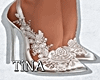 Anastasia White Heels