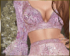 [S] Lacey Pink Dress
