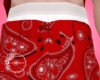 D! Bandana short red