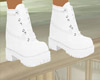Combat  White Boots