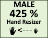 Hand Scaler 425% Male