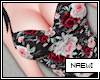 Floral corset top red