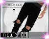[CCQ]Ripped-J Jeans