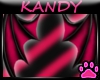 ~K Emo Hot Pink Wings