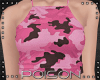 |P| Army Top Pink