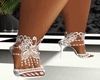 lace butterfly heels
