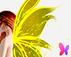 Yellow fairy wings