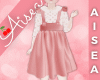 Kid~ Cherry pink overall