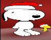 Christmas Snoopy Red Santa Clause Hat White FUR Music Dance