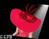 Valentine Plume Hat