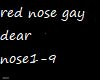 red nose gay dear