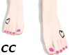 C.C Pink Sparkling Nails