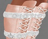 +BADDIE BOOTS PEACH+