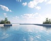 swimming couple