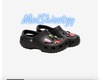 W | Black Crocs