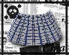 White/Blue Plaid Skirt
