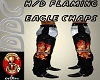 H/D Flaming Eagle Chaps