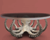 Octopus Table Glass