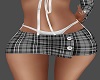 PLAID MINI SKIRT BLK WHT