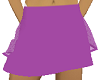 mini skirt solid purple
